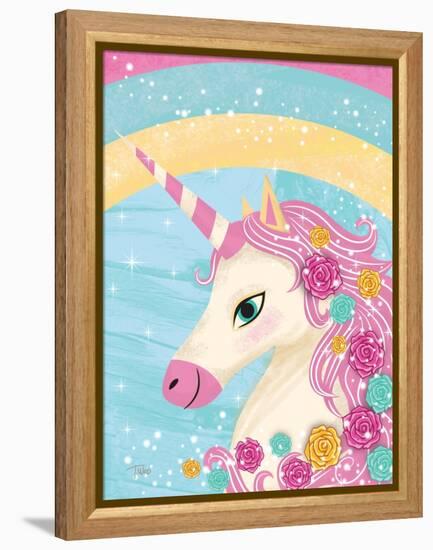 Unicorn II-Teresa Woo-Framed Stretched Canvas