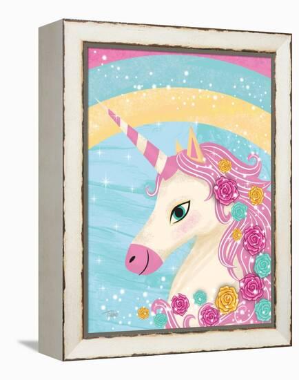 Unicorn II-Teresa Woo-Framed Stretched Canvas