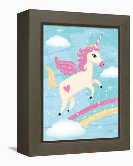 Unicorn IV-Teresa Woo-Framed Stretched Canvas