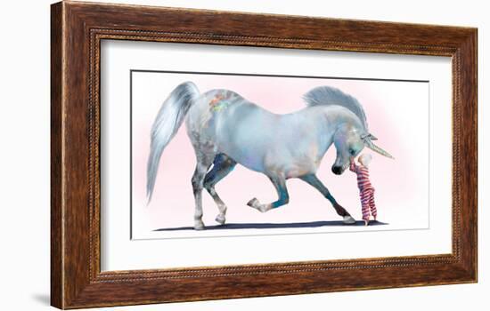 Unicorn Kiss-Nancy Tillman-Framed Art Print