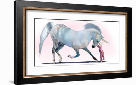 Unicorn Kiss-Nancy Tillman-Framed Art Print