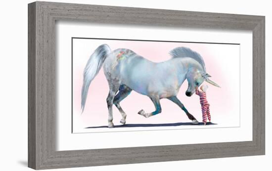 Unicorn Kiss-Nancy Tillman-Framed Art Print