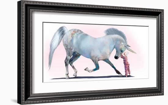 Unicorn Kiss-Nancy Tillman-Framed Art Print