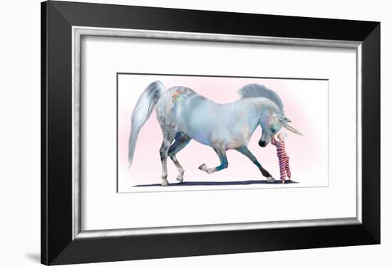 Unicorn Kiss-Nancy Tillman-Framed Art Print