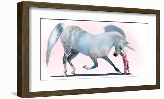 Unicorn Kiss-Nancy Tillman-Framed Art Print