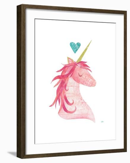 Unicorn Magic I Heart-Melissa Averinos-Framed Premium Giclee Print