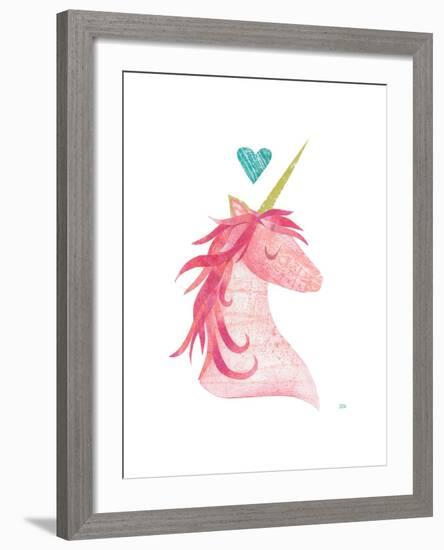 Unicorn Magic I Heart-Melissa Averinos-Framed Art Print