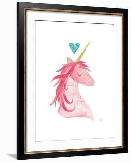 Unicorn Magic I Heart-Melissa Averinos-Framed Art Print