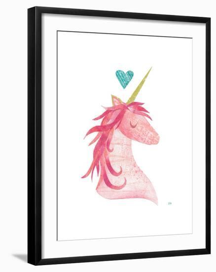 Unicorn Magic I Heart-Melissa Averinos-Framed Art Print