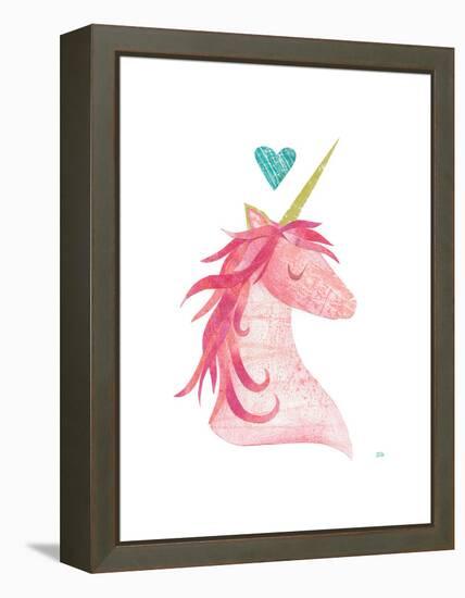 Unicorn Magic I Heart-Melissa Averinos-Framed Stretched Canvas