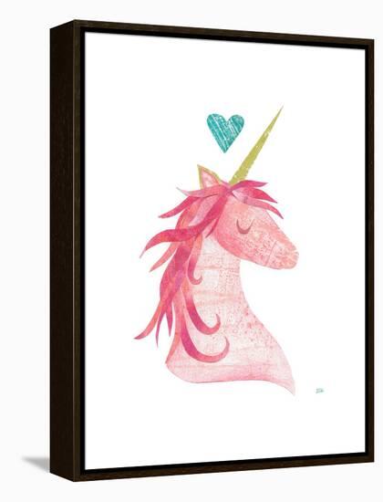 Unicorn Magic I Heart-Melissa Averinos-Framed Stretched Canvas