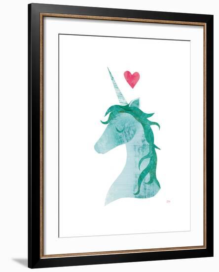 Unicorn Magic II Heart-Melissa Averinos-Framed Art Print