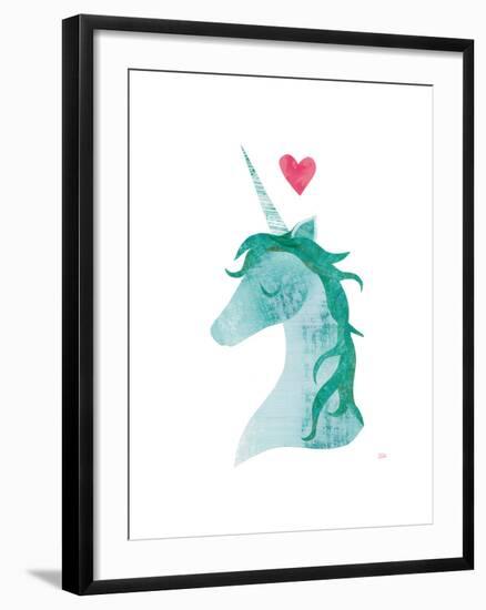 Unicorn Magic II Heart-Melissa Averinos-Framed Art Print