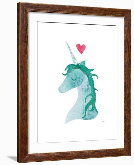 Unicorn Magic II Heart-Melissa Averinos-Framed Art Print
