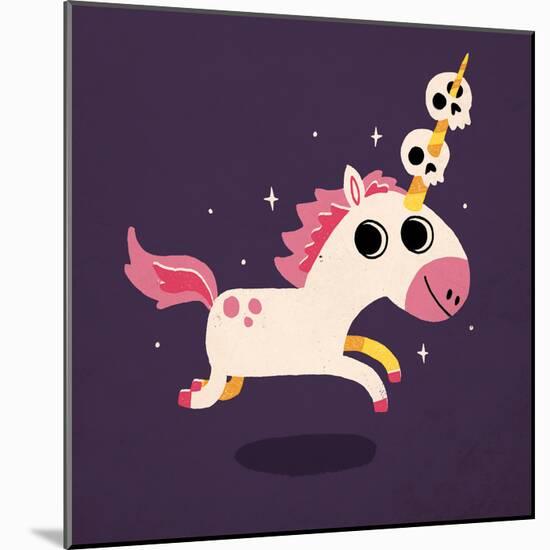 Unicorn of Death-Michael Buxton-Mounted Art Print