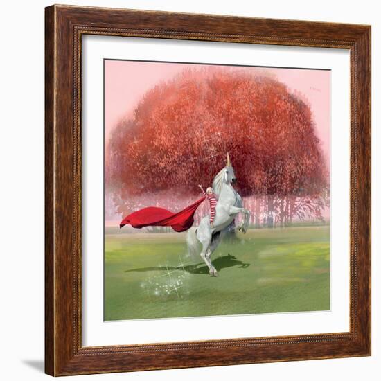 Unicorn Ride-Nancy Tillman-Framed Art Print