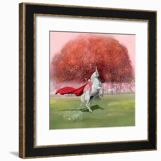 Unicorn Ride-Nancy Tillman-Framed Art Print