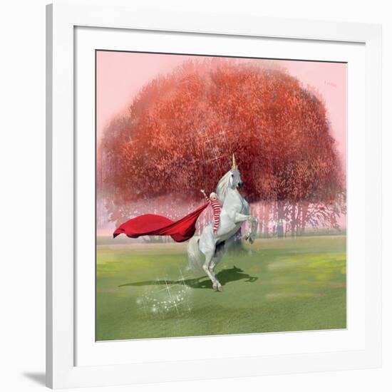 Unicorn Ride-Nancy Tillman-Framed Art Print