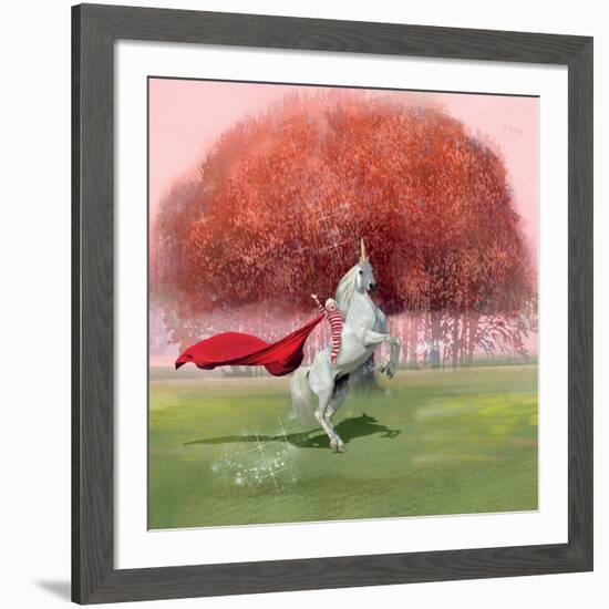 Unicorn Ride-Nancy Tillman-Framed Art Print