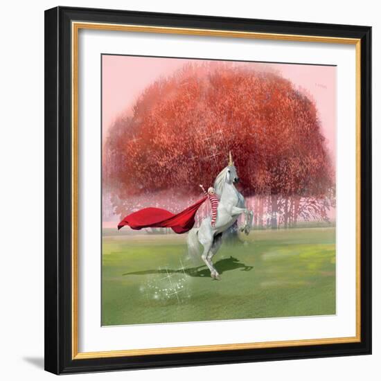 Unicorn Ride-Nancy Tillman-Framed Art Print