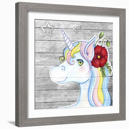 Unicorn Silver-Valarie Wade-Framed Giclee Print