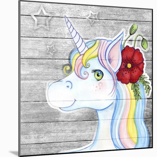 Unicorn Silver-Valarie Wade-Mounted Giclee Print