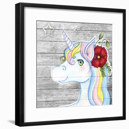 Unicorn Silver-Valarie Wade-Framed Premium Giclee Print