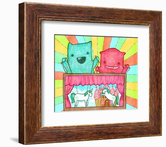 Unicorn Theater-My Zoetrope-Framed Giclee Print