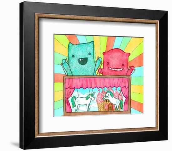 Unicorn Theater-My Zoetrope-Framed Giclee Print