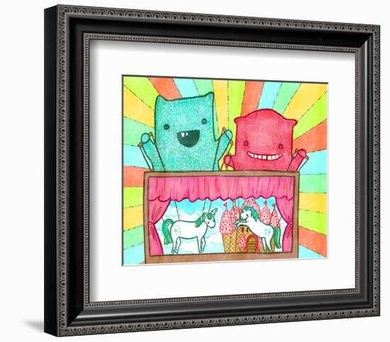 Unicorn Theater-My Zoetrope-Framed Giclee Print