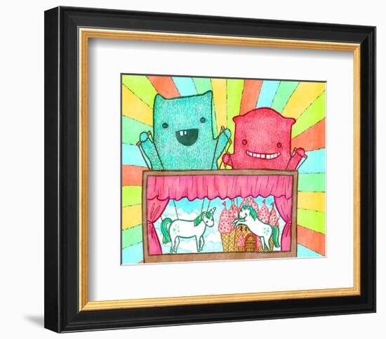 Unicorn Theater-My Zoetrope-Framed Giclee Print