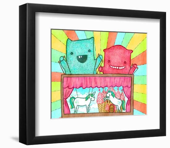 Unicorn Theater-My Zoetrope-Framed Giclee Print