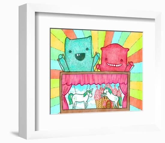 Unicorn Theater-My Zoetrope-Framed Giclee Print