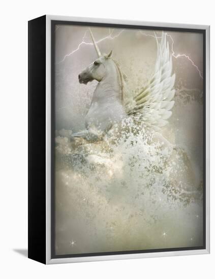 Unicorn-Lynne Davies-Framed Premier Image Canvas