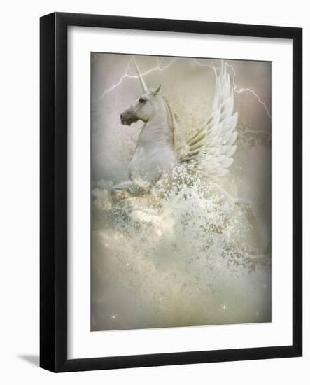 Unicorn-Lynne Davies-Framed Photographic Print