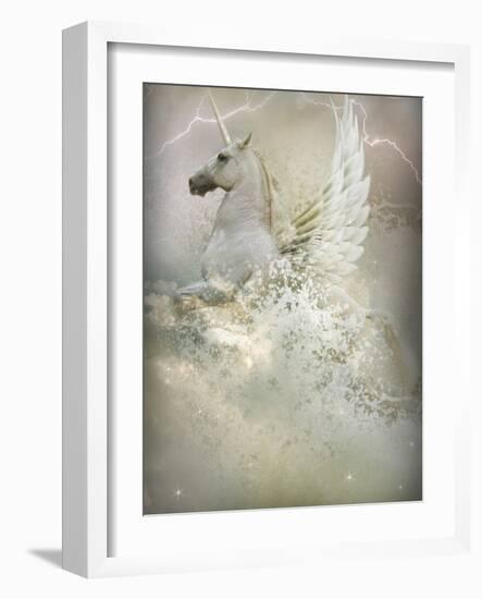 Unicorn-Lynne Davies-Framed Photographic Print