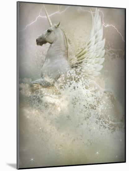 Unicorn-Lynne Davies-Mounted Photographic Print