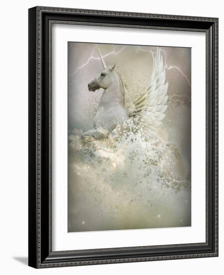 Unicorn-Lynne Davies-Framed Photographic Print