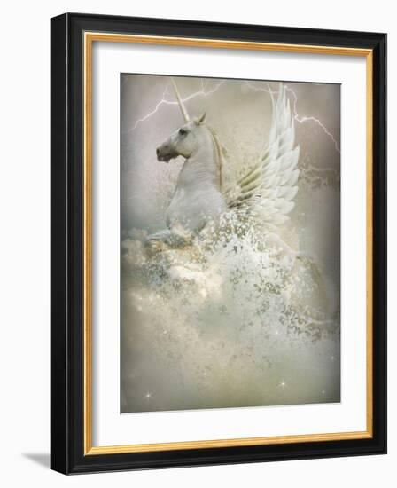 Unicorn-Lynne Davies-Framed Photographic Print