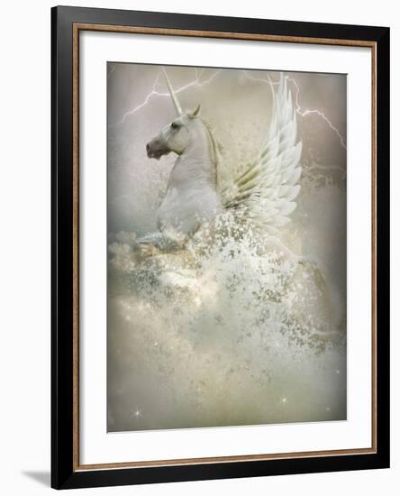 Unicorn-Lynne Davies-Framed Photographic Print