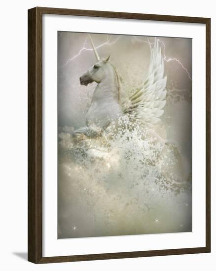 Unicorn-Lynne Davies-Framed Photographic Print