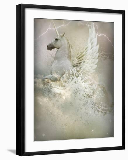 Unicorn-Lynne Davies-Framed Photographic Print