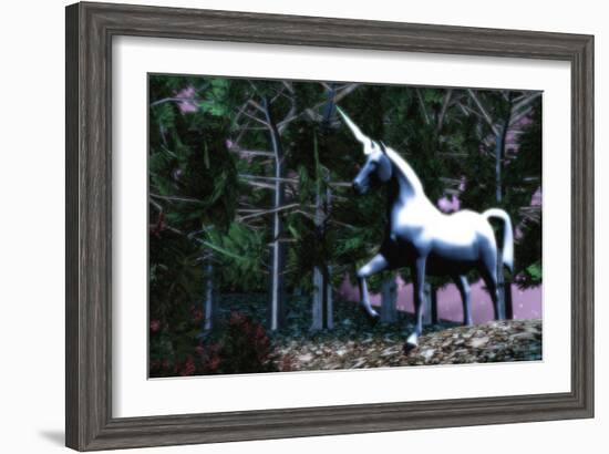 Unicorn-Christian Darkin-Framed Photographic Print