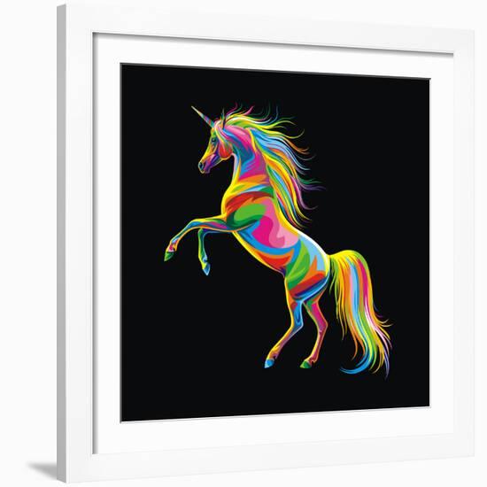 Unicorn-Bob Weer-Framed Giclee Print