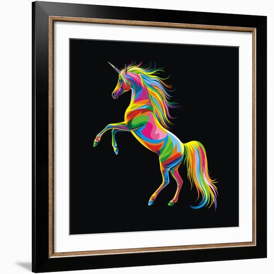 Unicorn-Bob Weer-Framed Giclee Print