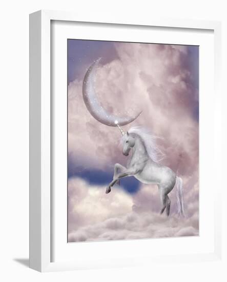 Unicorn-justdd-Framed Art Print