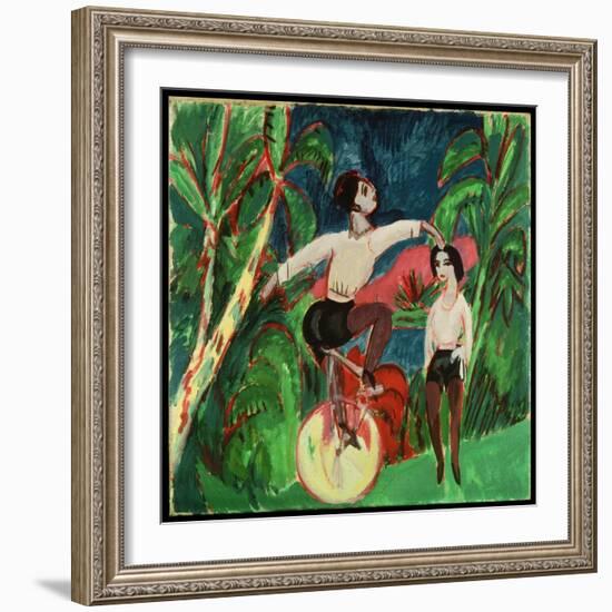 Unicycle Rider, 1911-Ernst Ludwig Kirchner-Framed Giclee Print