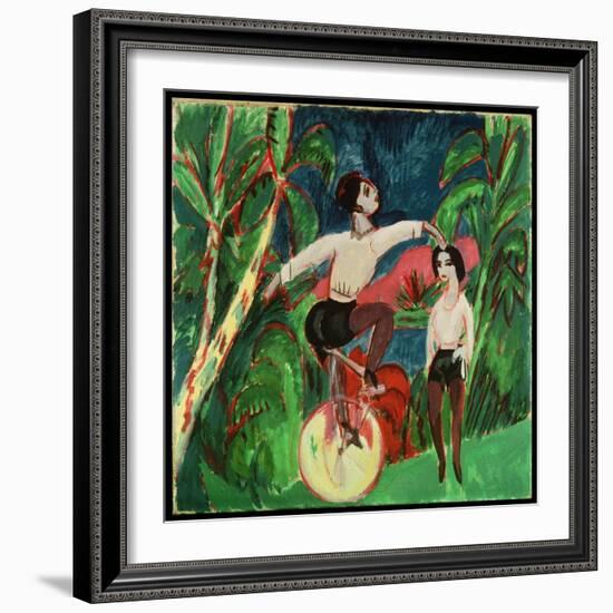 Unicycle Rider, 1911-Ernst Ludwig Kirchner-Framed Giclee Print