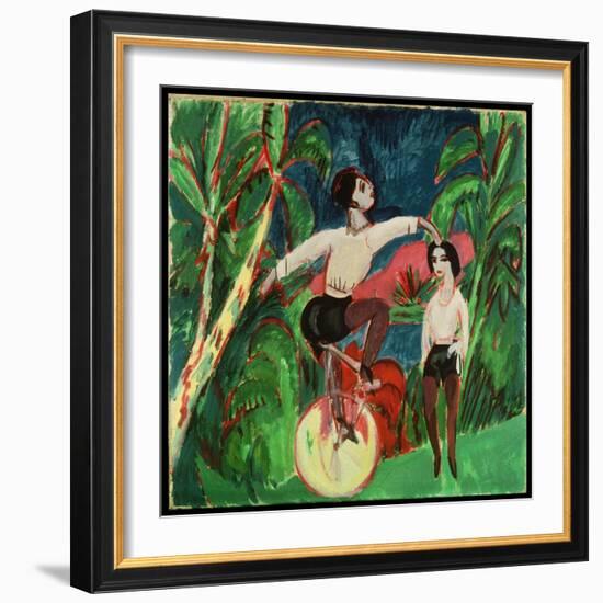 Unicycle Rider, 1911-Ernst Ludwig Kirchner-Framed Giclee Print