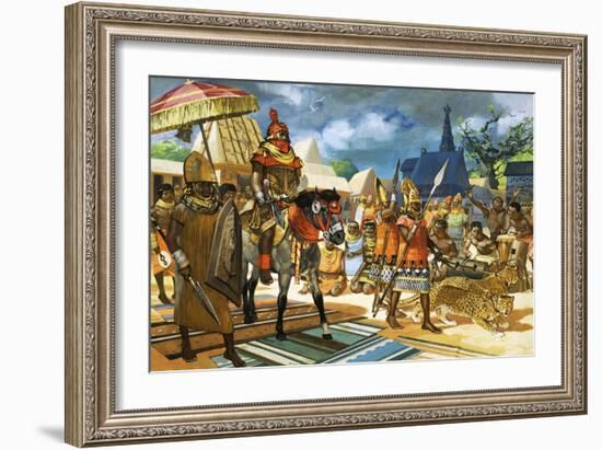 Unidentified African Potentate-Angus Mcbride-Framed Giclee Print